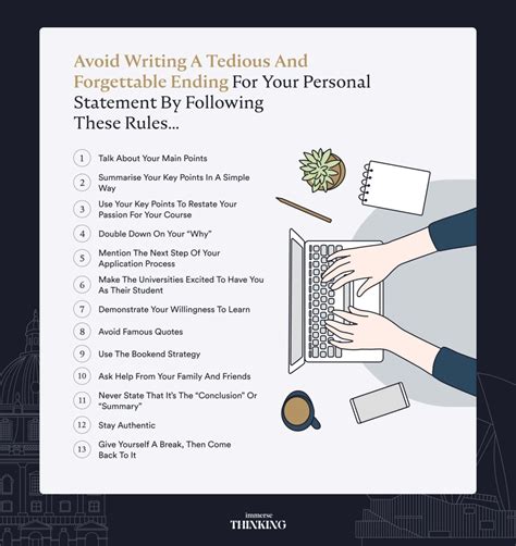 How To End A Personal Statement: Conclusion Tips - Immerse Education