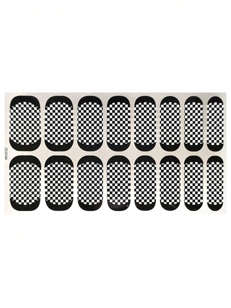 64 peças de adesivos de unha de cobertura total, envoltórios de unha ...
