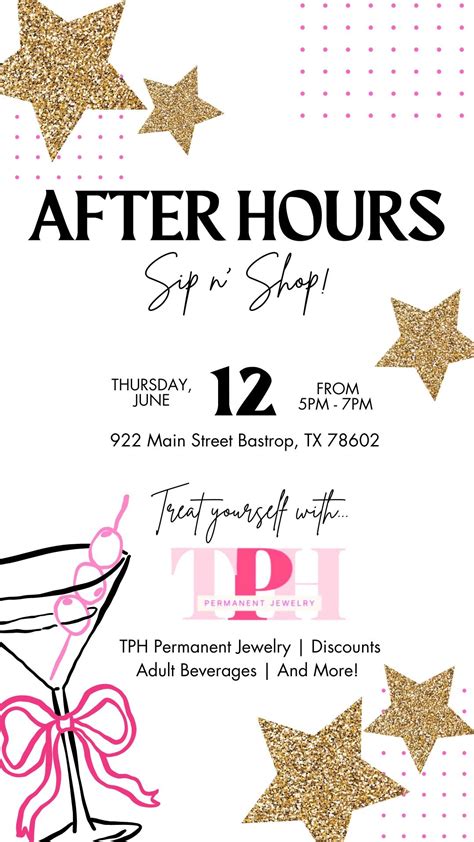 Sip N’ Shop, 922 Main St, Bastrop, TX, 12 June 2025 | AllEvents