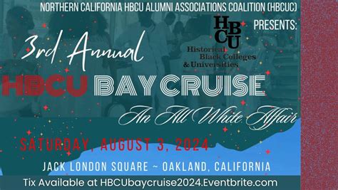 HBCU Bay Cruise 2024: An All White Affair, 2 Broadway, Oakland, CA ...