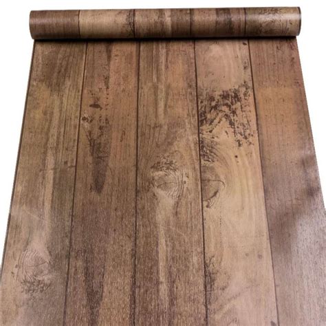 ANNA CREATIONS self adhesive PVC vinyl peel and stick wooden contact ...