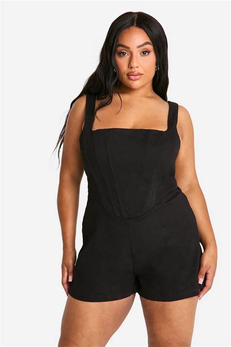 Plus Size Rompers | Plus Size Jumpsuits | boohoo Canada
