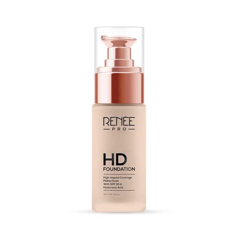 Buy RENEE PRO HD Full Coverage Liquid All Skin Typ Foundation - Birch ...
