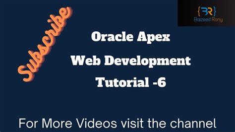 Image result for Oracle Apex Tutorial 6 SQL Workshop YouTube