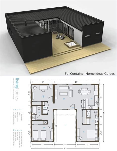 Small house blueprints, Container house plans, House layout plans