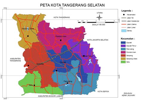 PETA KOTA TANGERANG SELATAN
