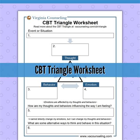 Cbt Triangle Worksheet Pdf