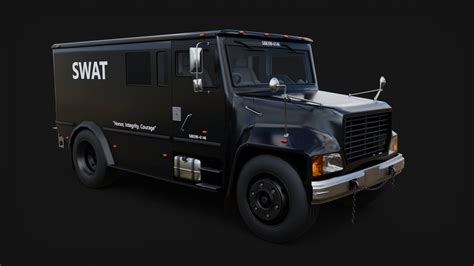 SWAT Van Truck - 3D Model by Holy360