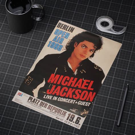 Michael Jackson Poster Michael Jackson Tour Poster Retro - Etsy