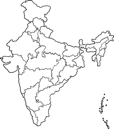 India Map Drawing 的图像结果