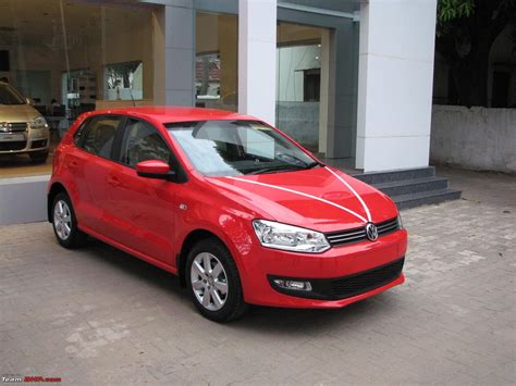 Finally, the red beauty comes home, yes, it’s a VW Polo - Highline ...