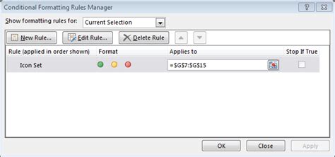 Image result for Conditional Formatiing Using Icon Set
