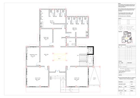Proposed Admin Block Plan for Martial Art Center - TP - Studocu