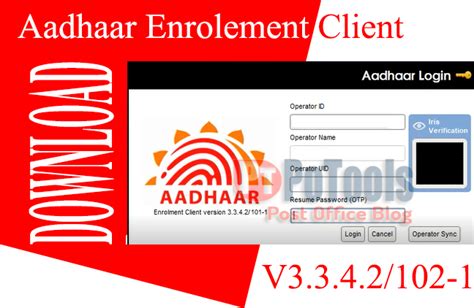 Download Aadhaar Enrolment Client Application v3.3.4.2/102-1