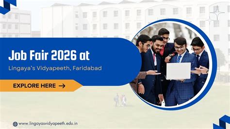 Job Fair 2026 at Lingaya’s Vidyapeeth, Faridabad