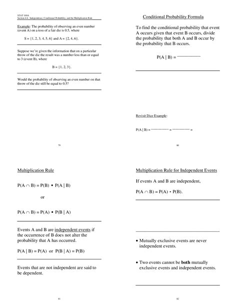 Image result for Conditional Probability Formula