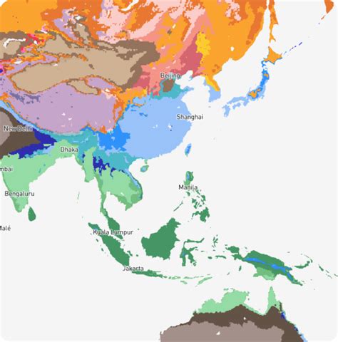 世界气候地图 的图像结果