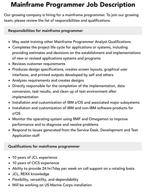Image result for Mainframe Programmer