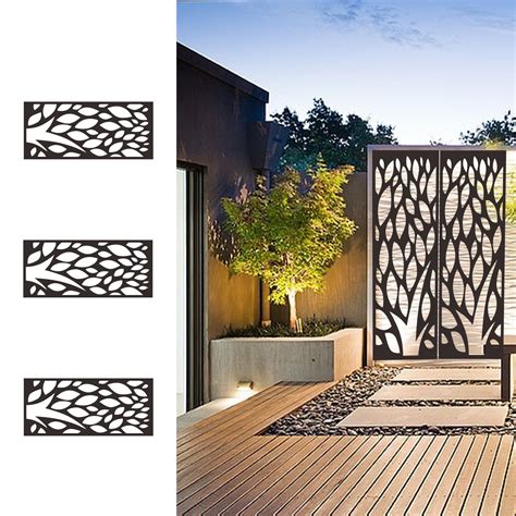 Exterior Decorative Metal Screen Panels Garden Screens Metal | Metal ...