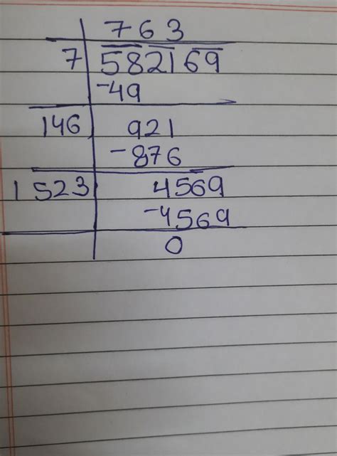 square root of582169 through long division method - Brainly.in