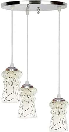 Buy Zsquarehp 3-Light Industrial Black Finish Metal Shade Hanging ...