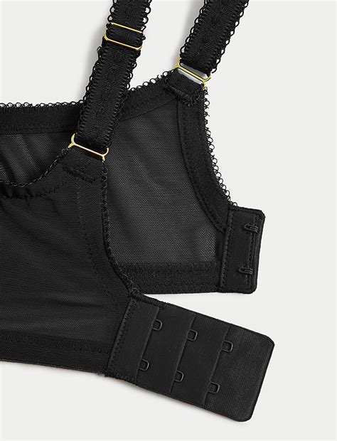 Buy Daisy Embroidery Wired Plunge Bra F-H at Marks & Spencer