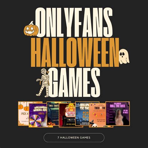 7 Halloween Onlyfans Games - Etsy
