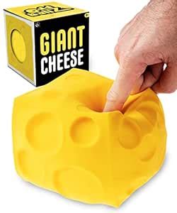 Buy Giant Cheese Stress Ball: A squeezable stress buster that looks ...