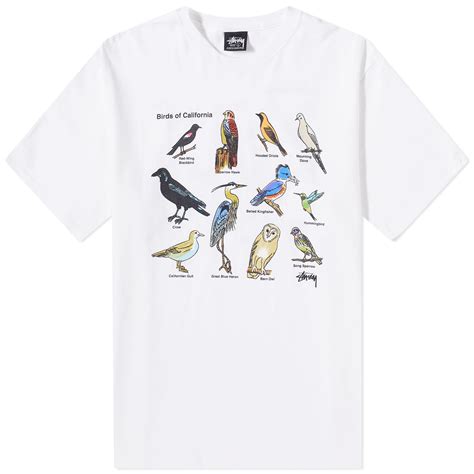 Stussy California Birds T-Shirt White | END. (NL)