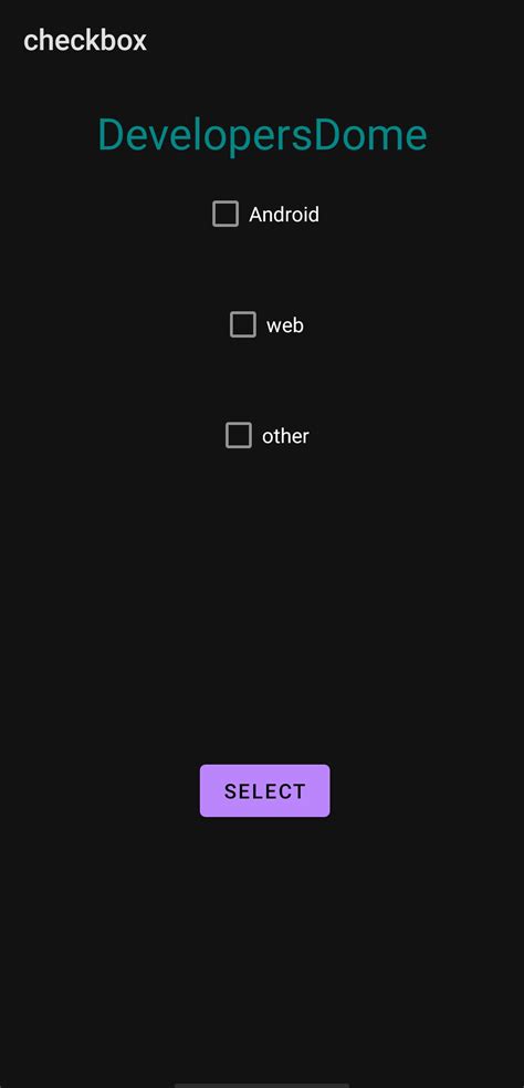 Multiple Checkbox Android 的图像结果