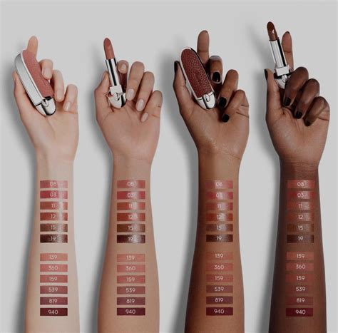 Guerlain's new line of nudes, "Naturally," features olive-friendly shades in satin & velvet ...