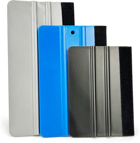 Amazon.com: Bonsicoky 12Pcs Plastic Felt Edge Squeegee Tool Vinyl ...