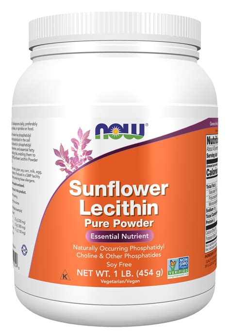 Sunflower Lecithin | NOW Sunflower Lecithin | NOW Foods