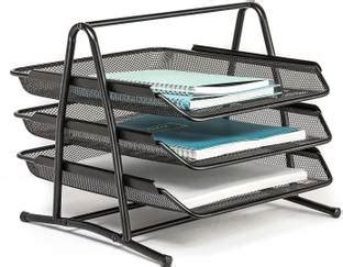 Flipkart.com | ADDCART 3 Compartments Metal File Rack Desk Organizer ...