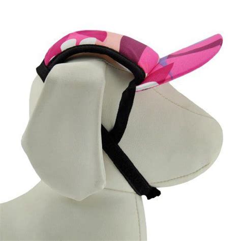 PlayaPup Sun Protective Dog Visor, Plumeria Pink, Small | Protective ...