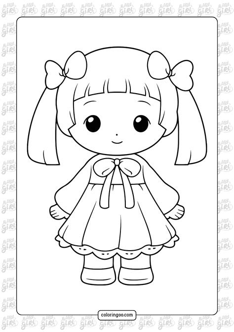 Girly Girl Coloring Pages