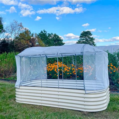 Raised Garden Bed With Mesh Cover at Kasey Bailey blog