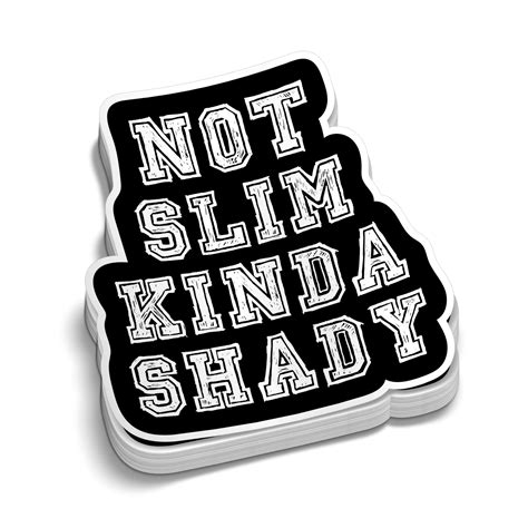 Slim Shady - Hard Hat Decal – Armed American Supply