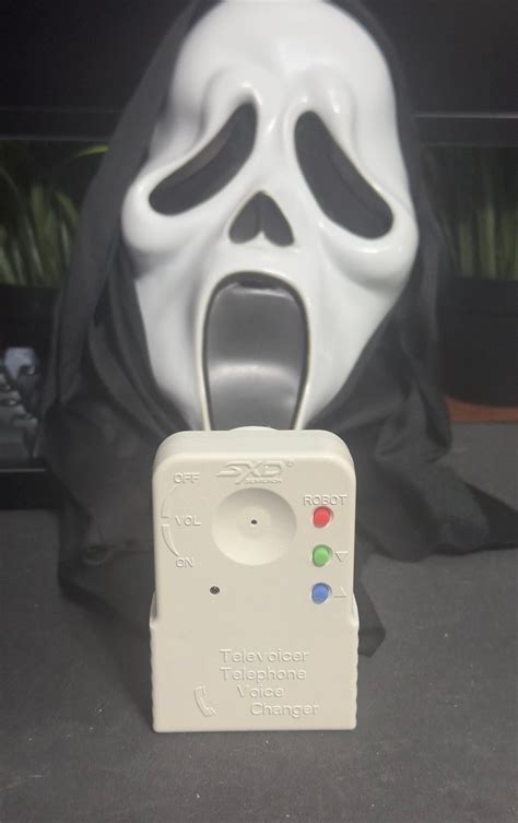 Scream 2/2022 Ghost-face Voice Changer Replica Prop - Etsy
