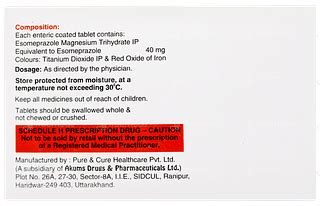 Esoz Tablet: Uses, Side Effects, Price & Substitutes