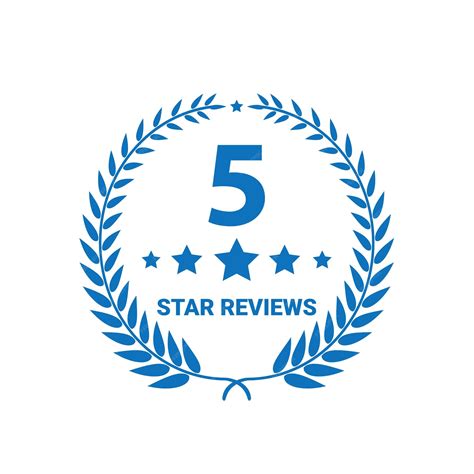 Premium Vector | 5 star review vector badges 5 star rating logo vector ...