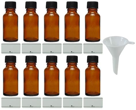 Buy mikken 10 x brown cist bottles, 20 ml, made in Germany, including ...