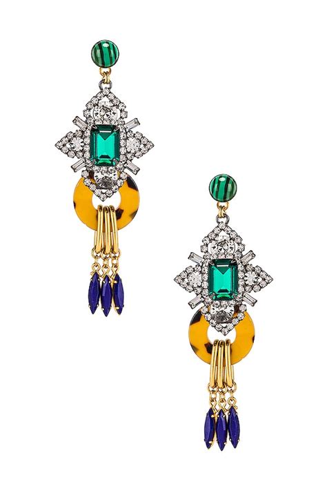 Elizabeth Cole Edwina Earrings in Multi | REVOLVE