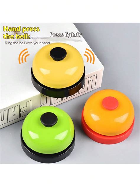 1pc Answer Buzzer, Hand Held Bell For Pets, Serving Bell, Dog Or Bird ...
