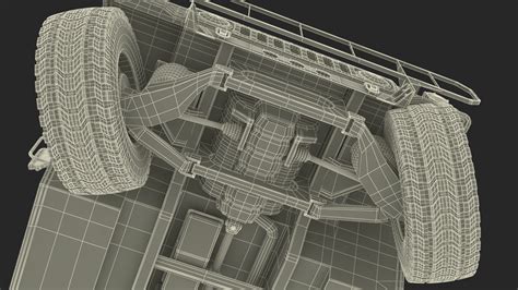 3D Military Off Road Utility Vehicle Humvee Rigged for Maya | 3D Molier ...