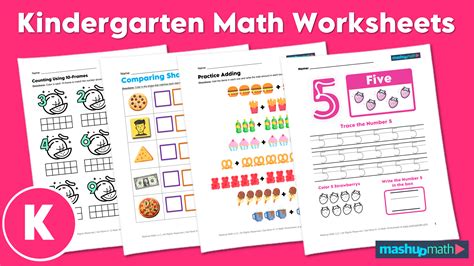 Kindergarten Math Worksheets Pdf