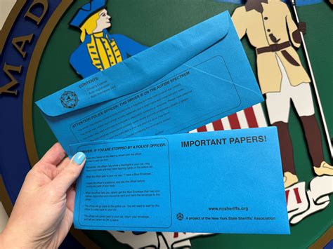 Blue Envelope Program | Madison County, NY