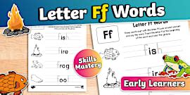 Letter Mm Words: Letter Recognition Worksheet for PreK-K