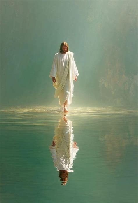 Christian Canvas Wall Art Jesus Walking On Water - LuvinGift in 2025 ...