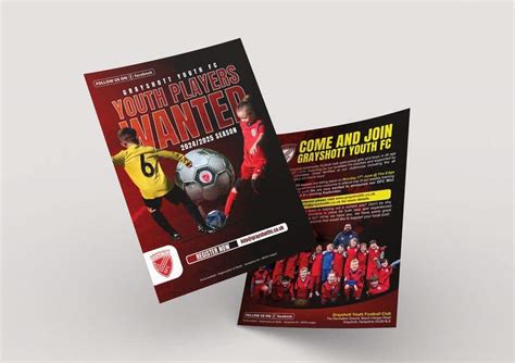 Entry #23 by Daniel033 for Modern A5 Flyer for Football Club | Freelancer